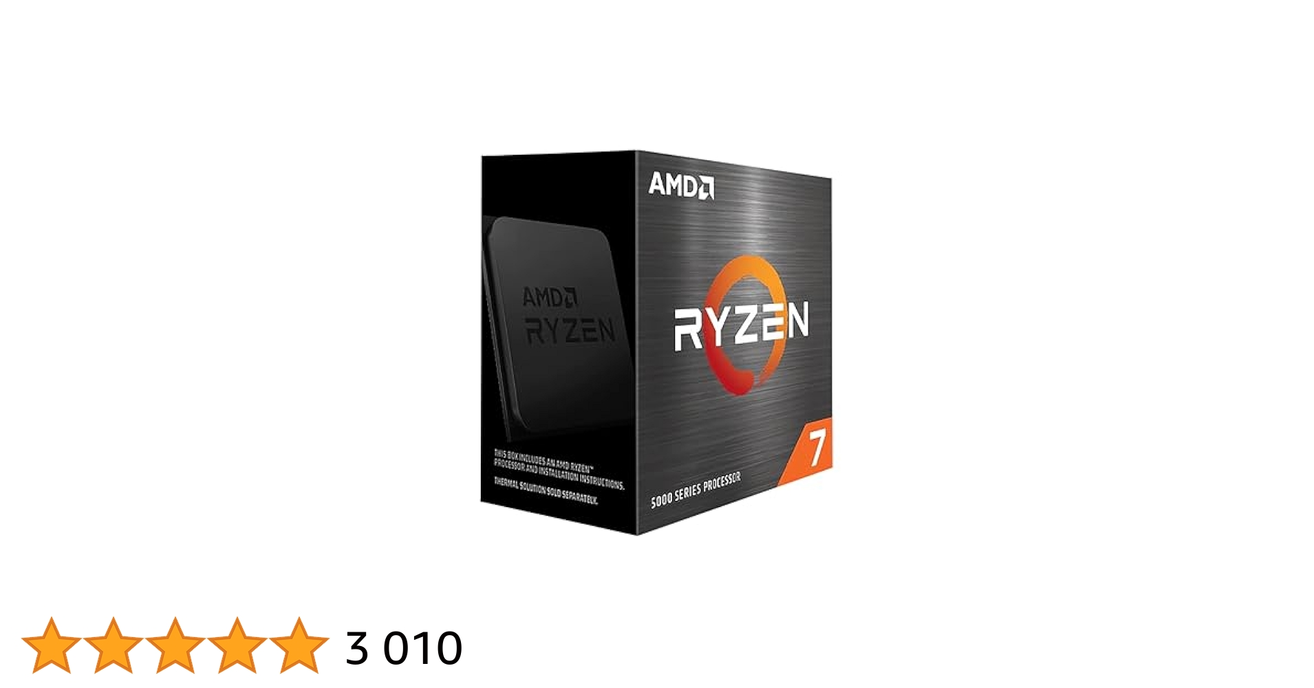 Procesor AMD Ryzen 7 5700X3D ( 8 rdzeni/16 wątków, 105W TDP